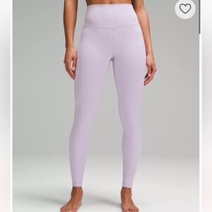Lulu align high rise full length in lilac ether